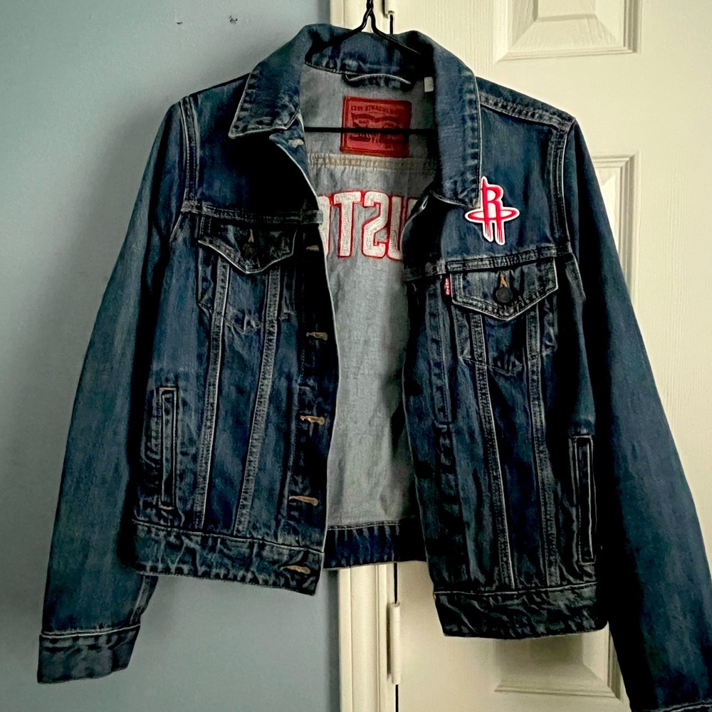 Houston Rockets Levis Denim Jacket